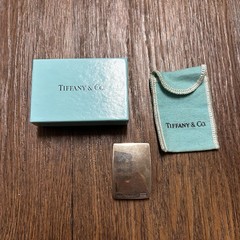 Tiffany & Co. Sterling Silver Belt Buckle Fits 1in w/ Box & Pouch