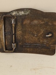 Vintage Southern Comfort Belt Buckle & Belt