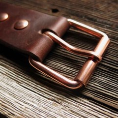 Copper Buckle – Roller Belt Buckle, Made in USA, 1¼ » 1⅜ » 1½ » 1⅝ » Inch Widths