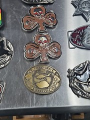 Vintage LOT OF 20 belt buckles 2000s Chrome BRASS metal Some New Some Old LotE