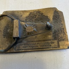 Vintage 1976 Brass Belt Buckle Hunting Protect America’s Hunting Heritage 3.5&Prime; x