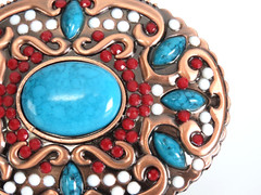 SW Style Mixed Faux Stone Belt Buckle New in Package