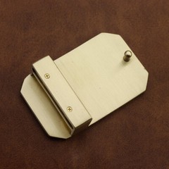 40mm Brass Heavy Duty Belt Buckle Decor Leather Belt Replacement Parts Materials