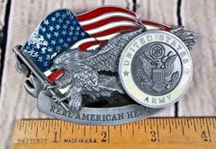 United States Army Eagle American Belt Buckle military Armed Forces Unisex