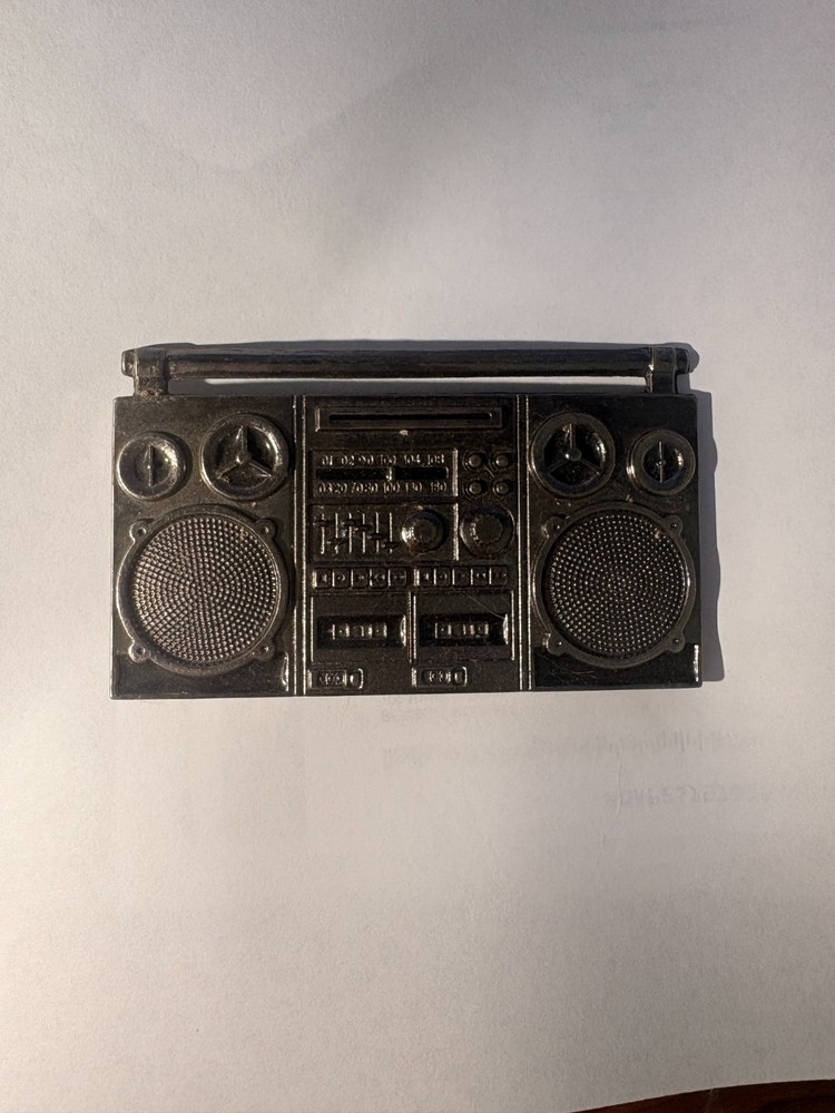 Boombox Belt Buckle Hip Hop Rap Music Metal Belt Buckle