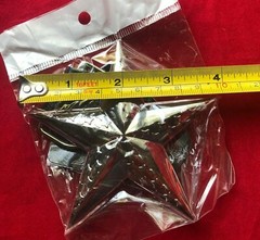 Chrome Plated Star Belt Buckle 187 Clothing Company New Still Sealed