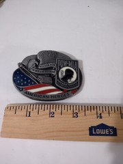 POW MIA You Are Not Forgotten Belt Buckle American Flag Patriotic Heros