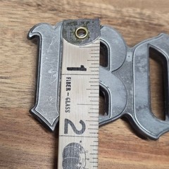 Vintage Silver Tone 1800 Tequila Belt Buckle Western Cowboy