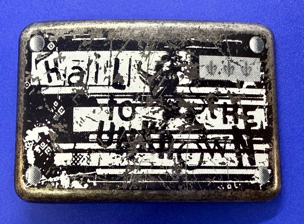 Hail to the Unknown Statement Novelty Vintage Rectangular Belt Buckle
