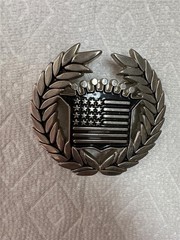 Famous Stars and Stripes Belt Buckle 8387