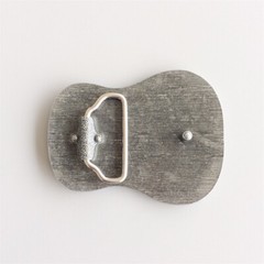 Vintage Style Enamel Guitar Music Belt Buckle