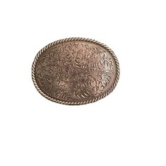 Nocona Men&rsquo;s Oval Scrolled Western Belt Buckle 37222