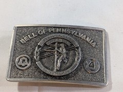 Vintage Bell of Pennsylvania Belt Buckles Lot of 3 | Brass | 1981–82 | USA Made