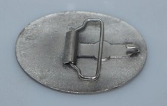 OILIND SAFETY Belt Buckle | *Vintage* Oil/Gas Rig Well