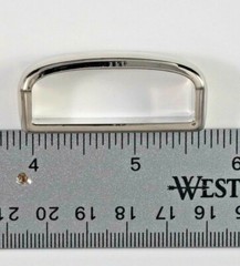 New 1 1/2&Prime;(38mm) pin buckle + loop buckle set(#T11) man women nickel color USA