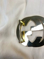 Double G 1.5` Belt Buckle Gold GG Logo 40 mm Replacement Buckle Designer Style