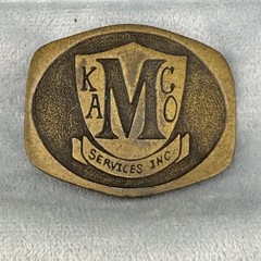 Vintage Belt Buckle KAM Co. Services Inc