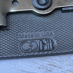 Ameralloy Steel Belt Buckle Mens Gray Metal Logo Promotional Souvenir Made USA