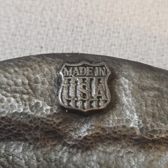 Belt Buckle – C+J Inc. 1990 Snowmobiler (with wear)