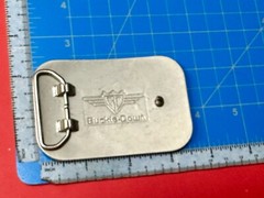 Tic Tac Toe Grey Wallpaper Pattern Buckle Down Brand Belt Buckle In Packaging