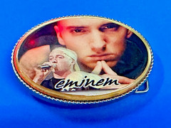 Eminem Slim Shady Led Multi Color Light Flashing Belt Buckle W/ Fresh Battery!