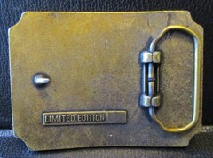 Hy-Capacity HC Humbolt Iowa 1967 Brass Belt Buckle Limited Ed Tractor & Ag Parts