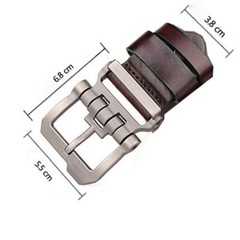 Designer Belt Alloy Mens Belt Buckle Pin Buckle for Wide 1.5&Prime;(3.8cm) Leather