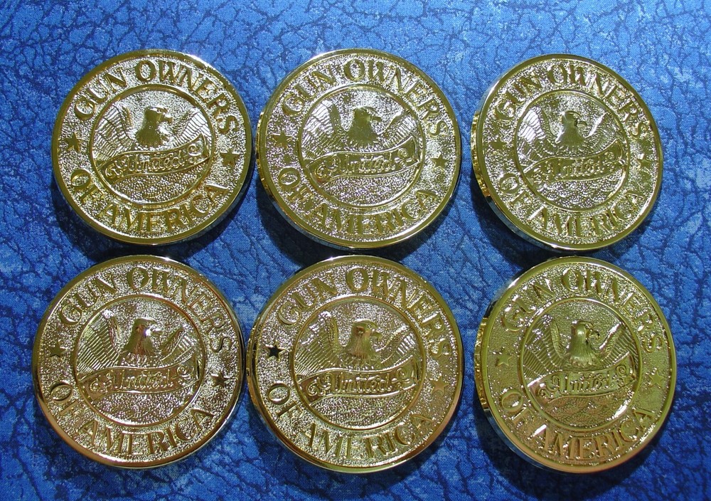 6 ~ Gun Owners of America United Belt Buckles