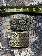 Bergamot Celtic Cross Knot V-258 & Southern Thread Metal Belt Buckles Free Ship