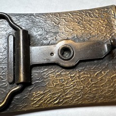Vintage 1980s Lee Jeans Brass Belt Buckle