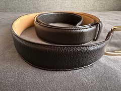 GUCCI Pre-Owned Vintage Gold Buckle Belt