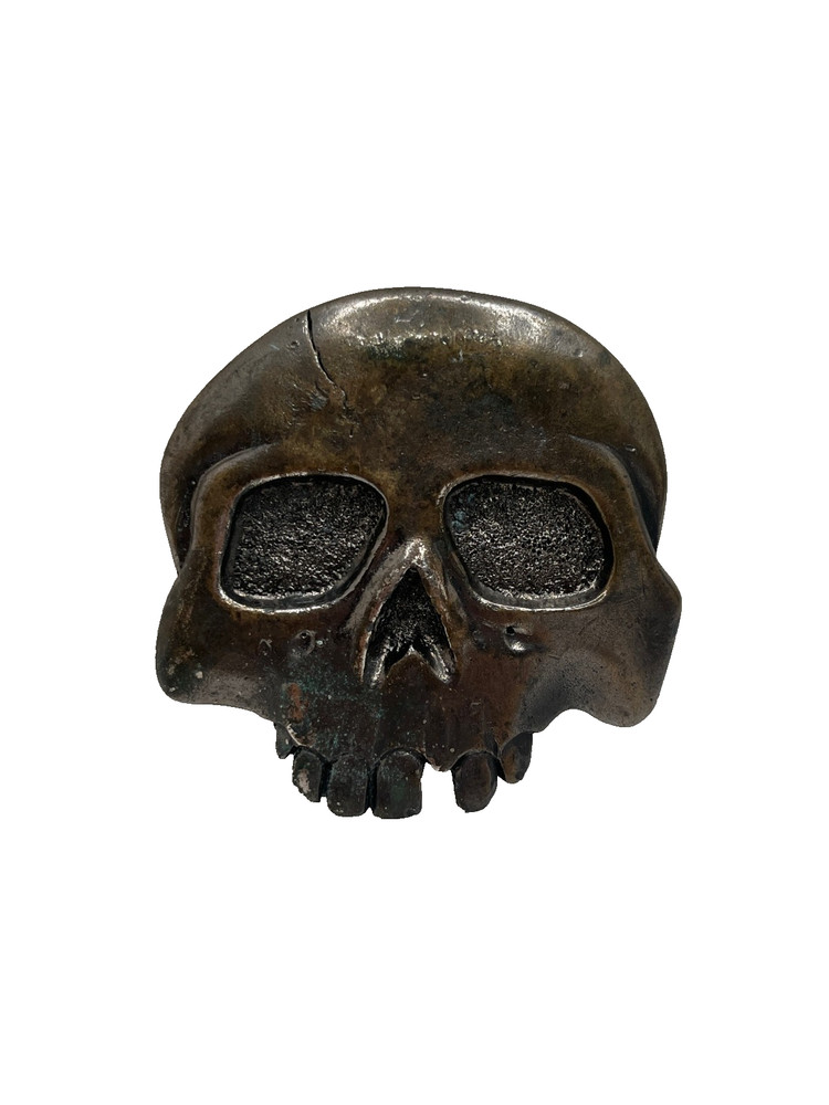 The Great American Buckles Co. Chicago 1976 Skull Belt Buckle