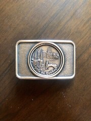 Vile De Quebec City Montreal Fleur De Lys Unisex Men’s Belt Buckle