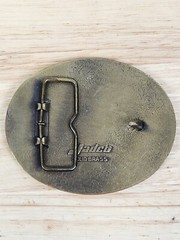 NRA Life Member Right To Bear Arms Belt Buckle Solid Brass Jadco Hunting Guns