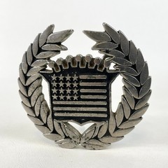 Famous Stars and Straps American Flag Cadillac Belt Buckle Y2K Large VTG Travis