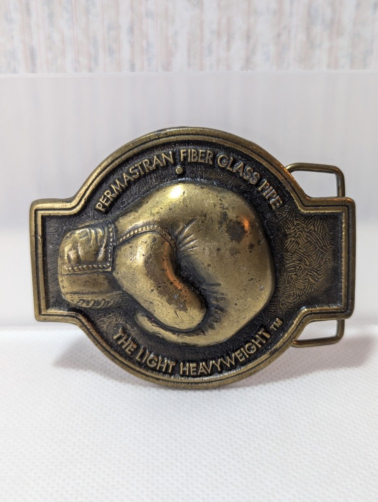 Vintage Johns-Manville Light Heavyweight Belt Buckle