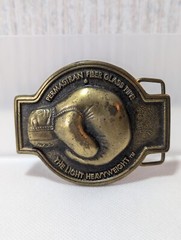 Vintage Johns-Manville Light Heavyweight Belt Buckle