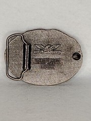 Vintage American & Japanese Buckle By Buckels of America USA – 3-1/8”x 2-1/2”