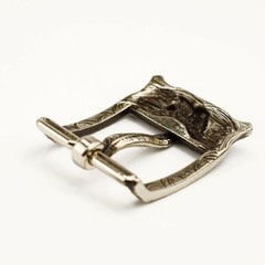German silver belt buckle Duck Season, Pin type, Hunter trophy buckle for 1.5 in