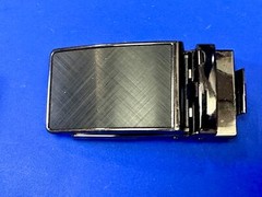 Replacement Black Mesh Pattern Ratchet Style Belt Buckle