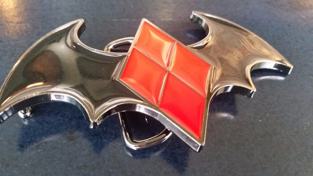 New Dc Comics Harley Quinn BatWING Joker Belt Buckle cosplay new design US