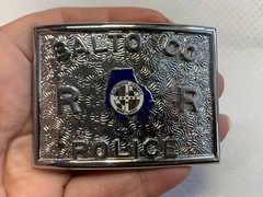Balto Co Railroad Police Belt Buckle 1.75&Prime; Loop Maryland Railway Service