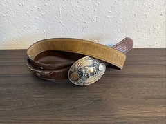 Ariat Western Belt Buckle Size 40