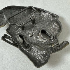 Halloween Skeleton Belt Buckle Gothic Grunge Emo Punk Unisex READ Buckle Only