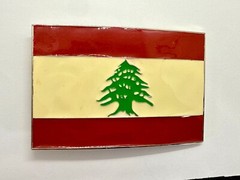 Lebanon Lebanese Liban National Flags Middle East Flag Belt Buckle