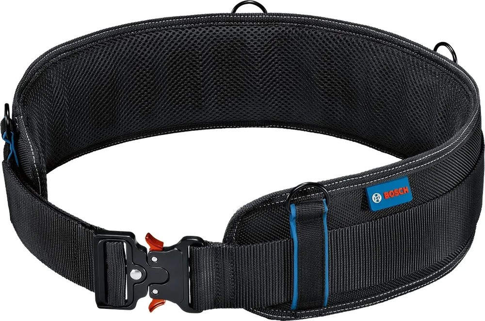 Japan NEW Bosch Professional Work Belt 108 Black Polyester Durable Metal Buckle