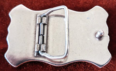 Texas Lornhorn Bull Western Cowboy Belt Buckle Solid Metal Silver Color Pin 3&Prime;
