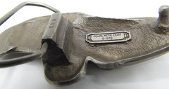 Vintage 1979 Corvette Pewter Belt Buckle by Indiana Metal Craft M93 USA