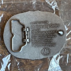 NEW! Hesston National Finals Rodeo NFR Belt Buckle 25th Anniversary 1959-83
