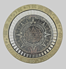 Aztec Calendar Belt Buckle Spinners New Men Women Western Cowgirl Cowboy Rodeo